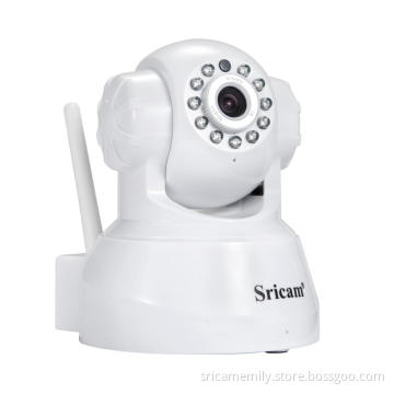 Sricam SP012 HD 720P H.264 Compression P2P Local and Remote Record Playback Indoor Dome IP Camera